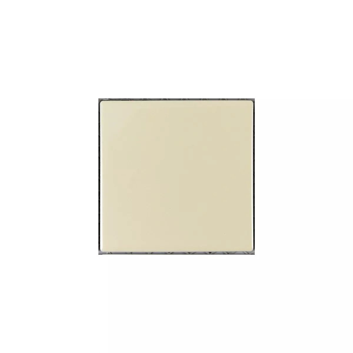 Sample Ceramic Mosaic Tiles Adrian Beige Glossy Square 98