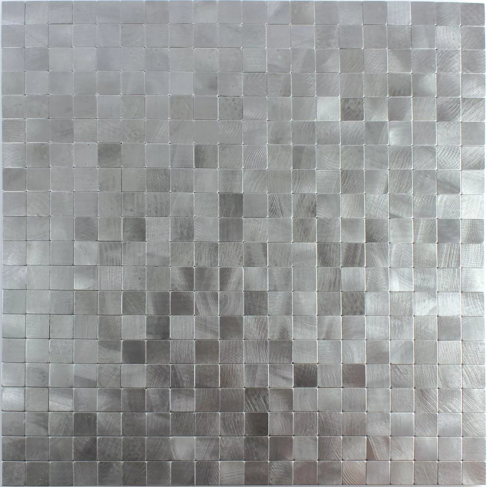 Metal Mosaic Tiles Alice Silver Self Adhesive