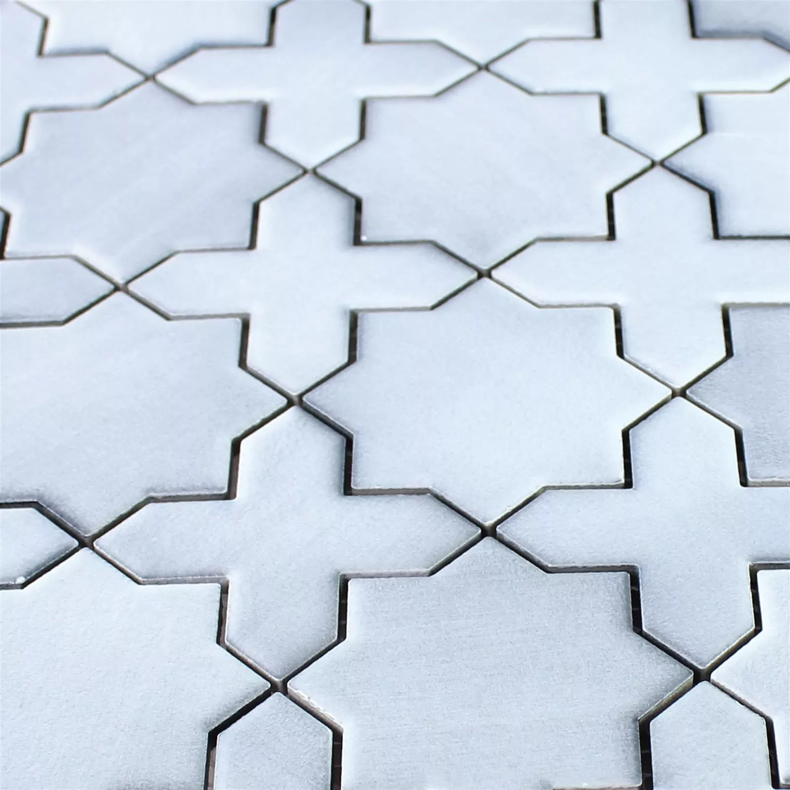 Ceramic Mosaic Tiles Aleppo Star Grey