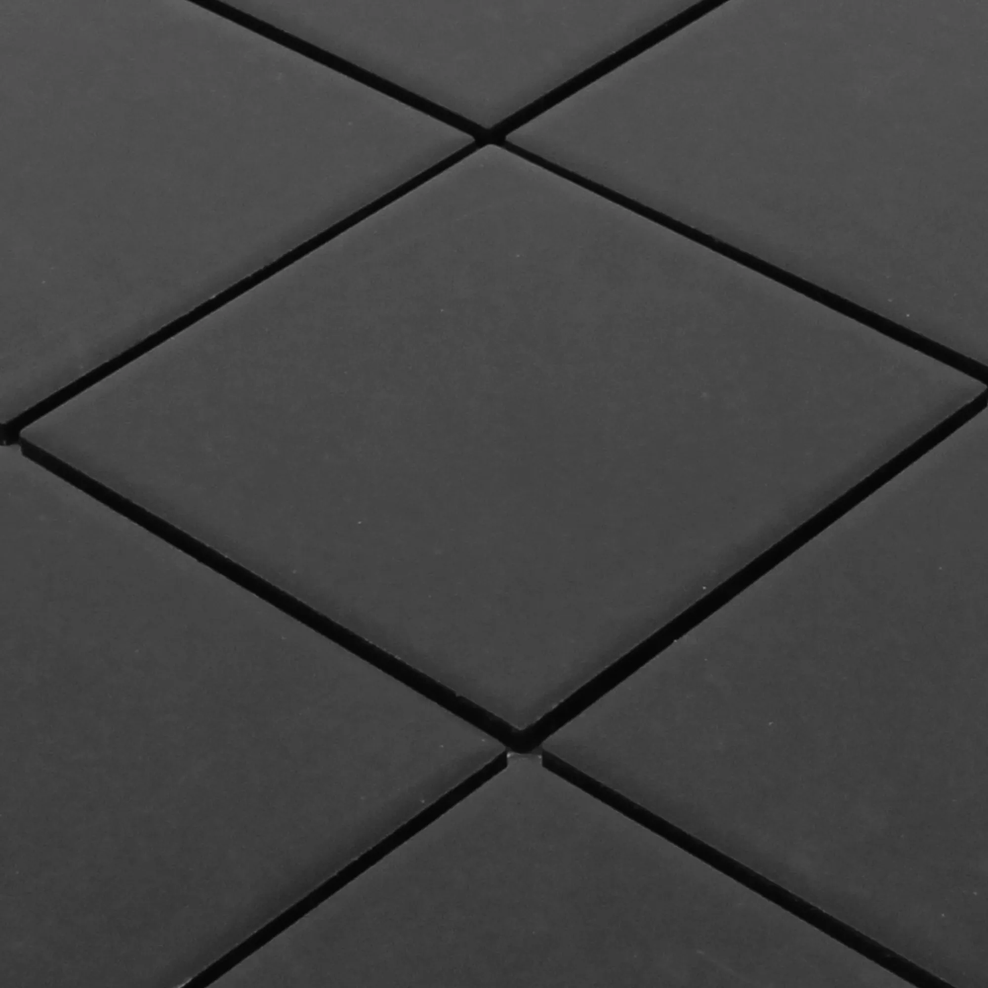 Mosaic Tiles Ceramic Miranda Black Unglazed R10