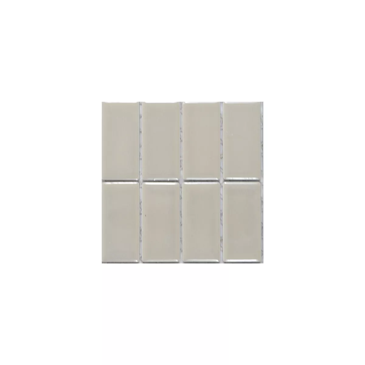 Sample Ceramic Mosaic Tiles Adrian Mud Mat Rectangle