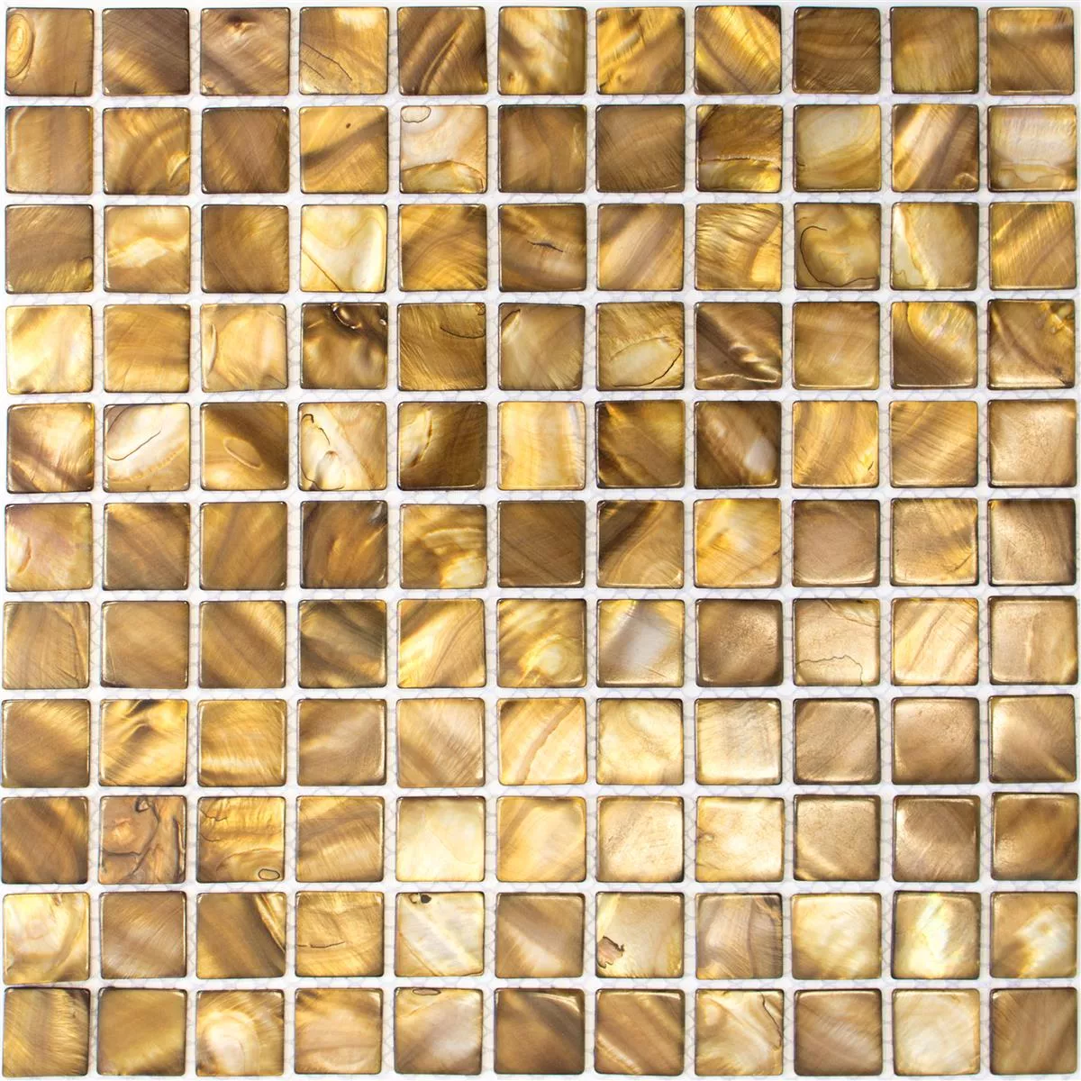 Sample Mosaic Tiles Nacre Xenia Brown Beige