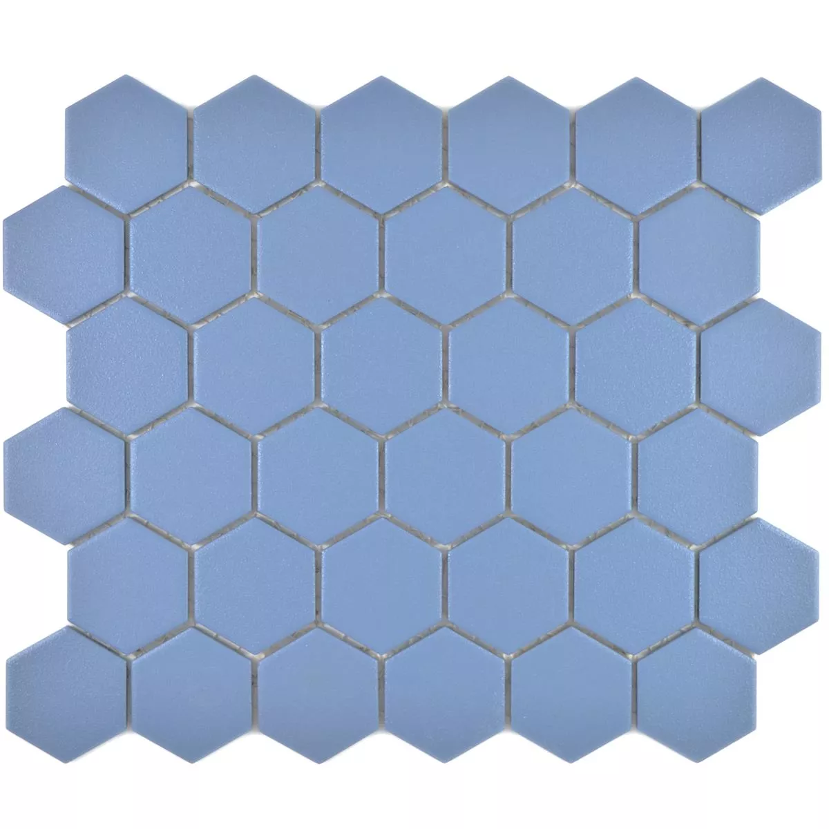 Ceramic Mosaic Bismarck R10B Hexagon Blue H51