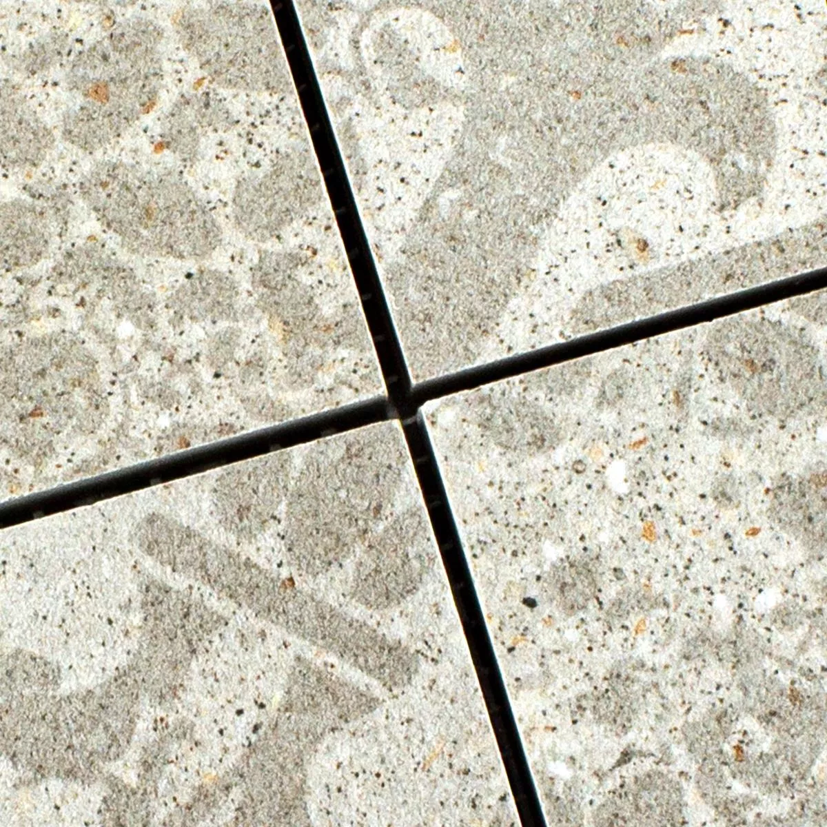 Sample Ceramic Mosaic Tiles Eylem Retro Optic Beige Q48