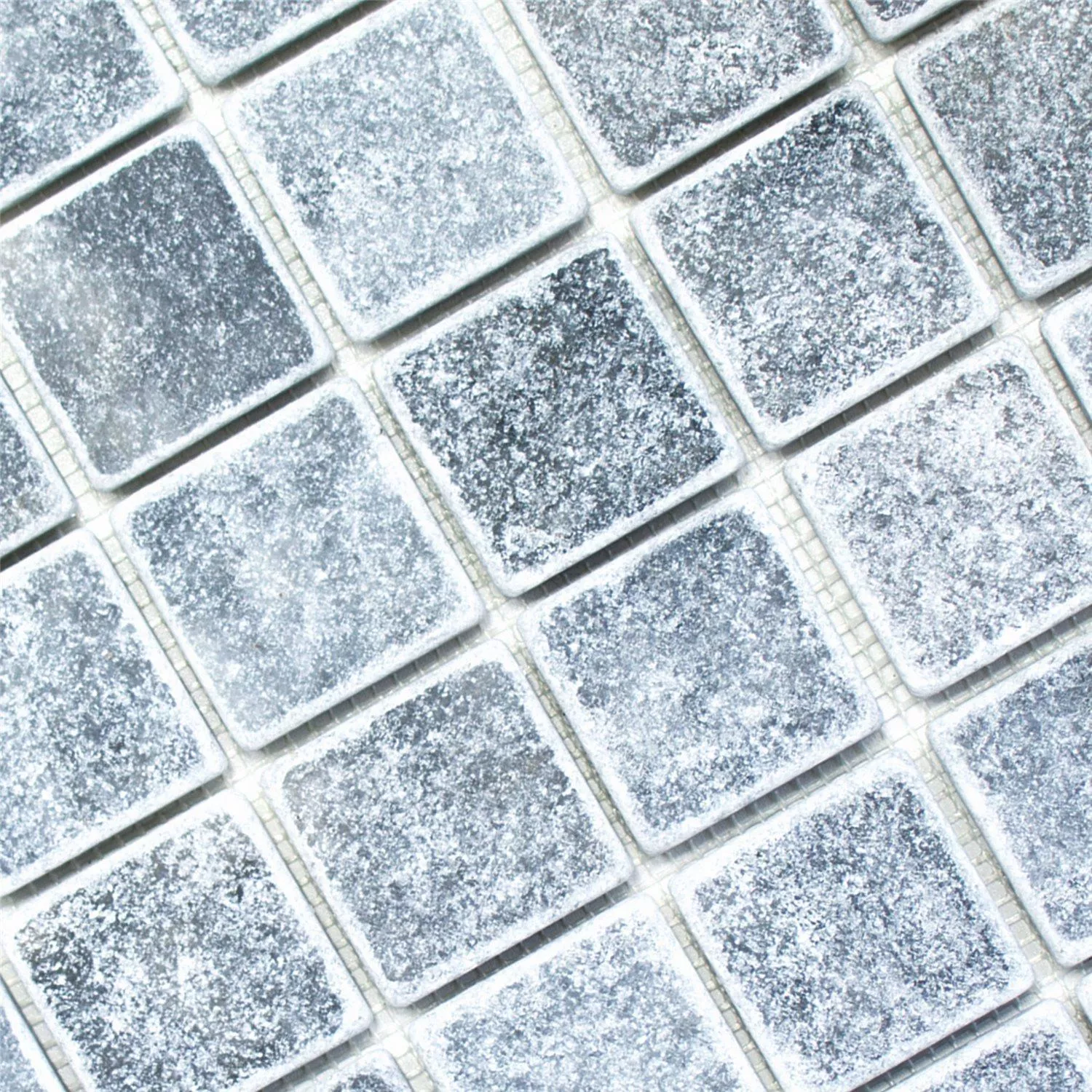 Marble Mosaic Tiles Bardiglio Black Grey 48