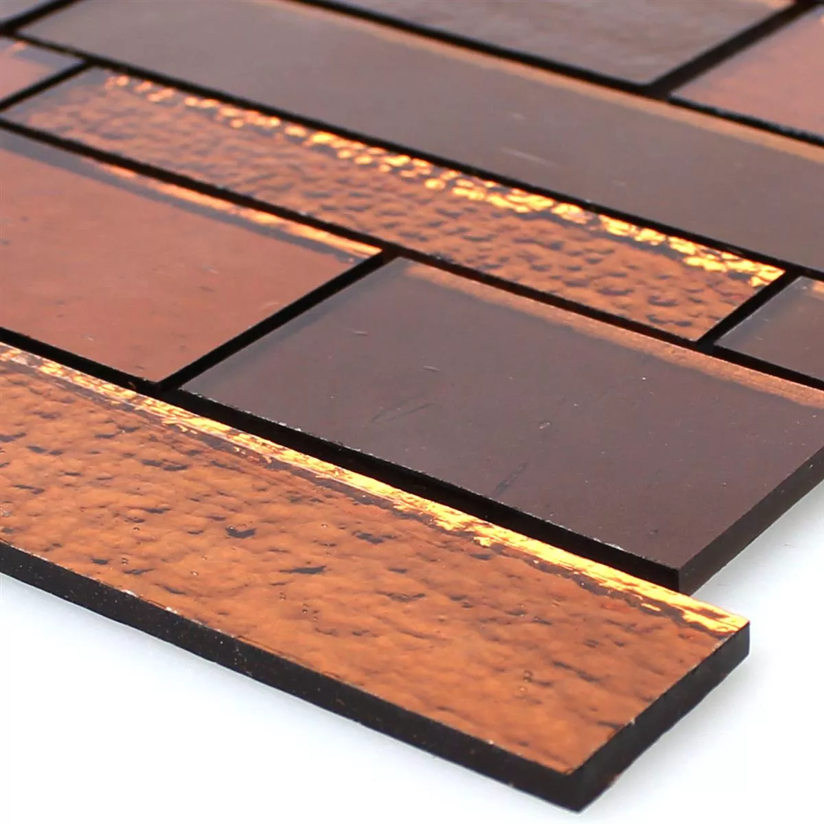 Mosaic Tiles Trend-Vi Glass Metropolis Amber Mosaic Tiles Trend-Vi Glass Metropolis Amber