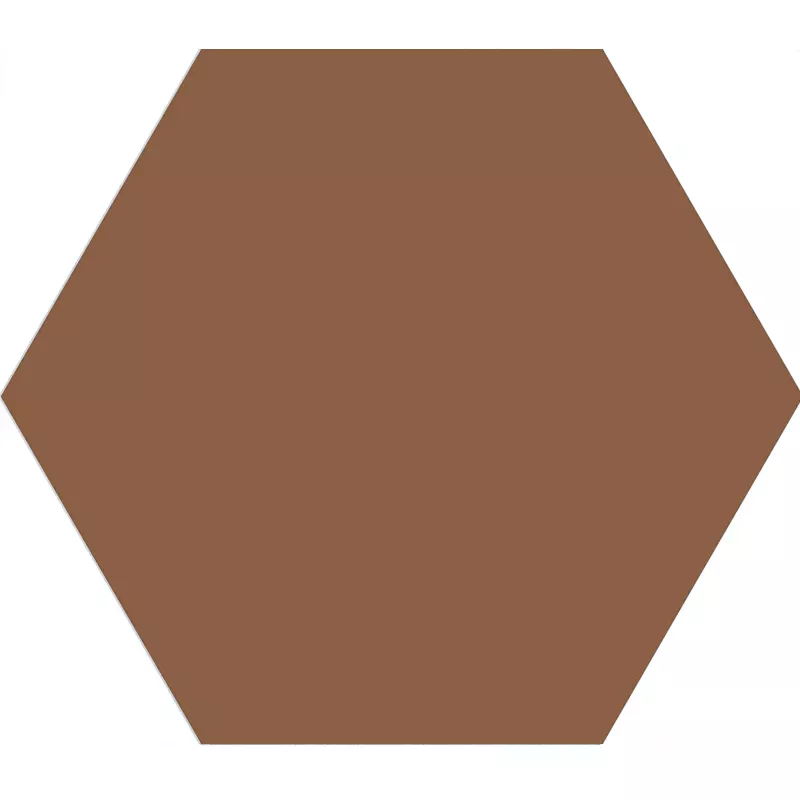 Floor Tiles Loire Terra Hexagon Structured 23x27 cm