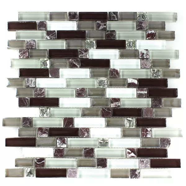 Sample Mosaic Tiles Glass Marble Purple Brown ix Format