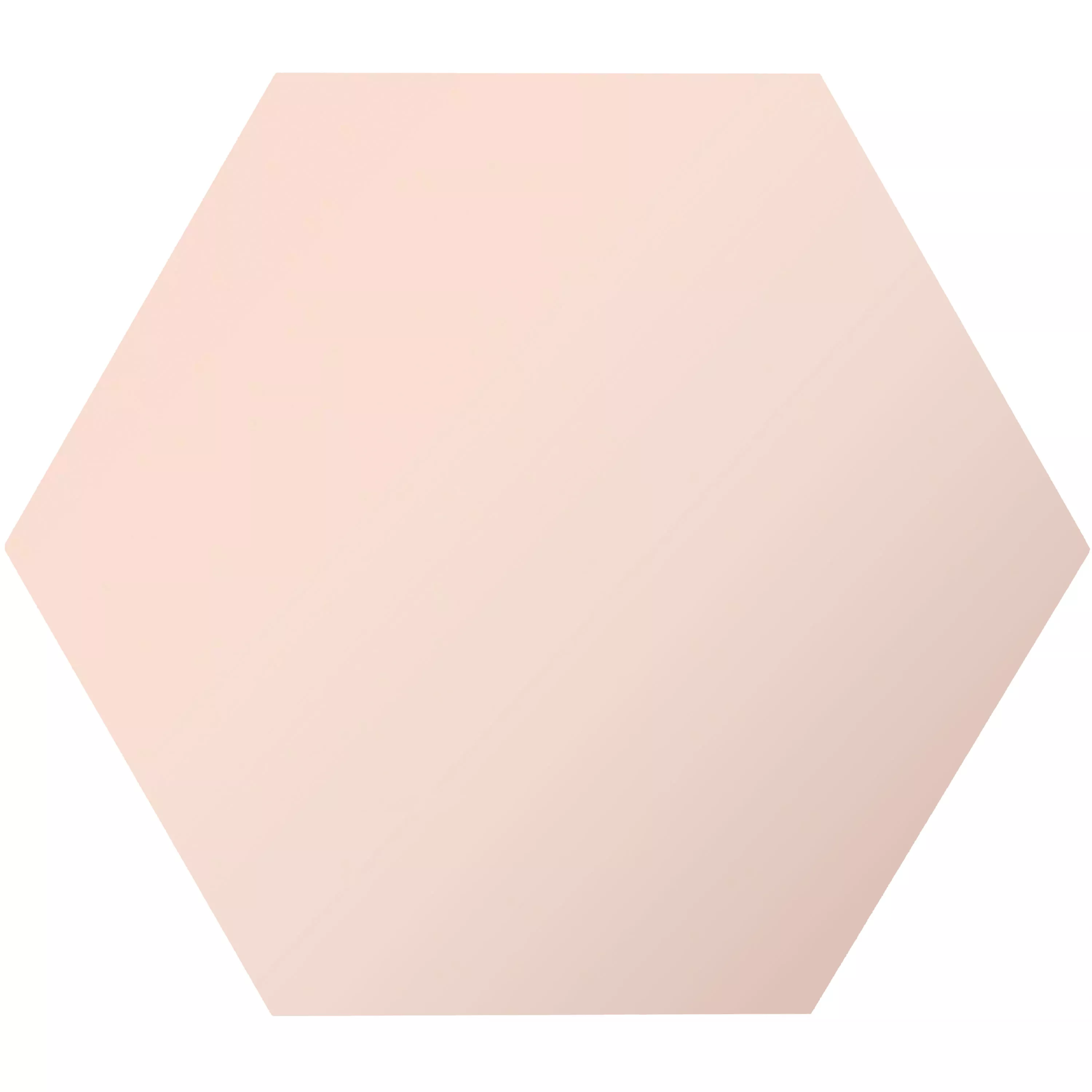 Porcelain Stoneware Tiles Modena Hexagon Uni Pink Hexagon