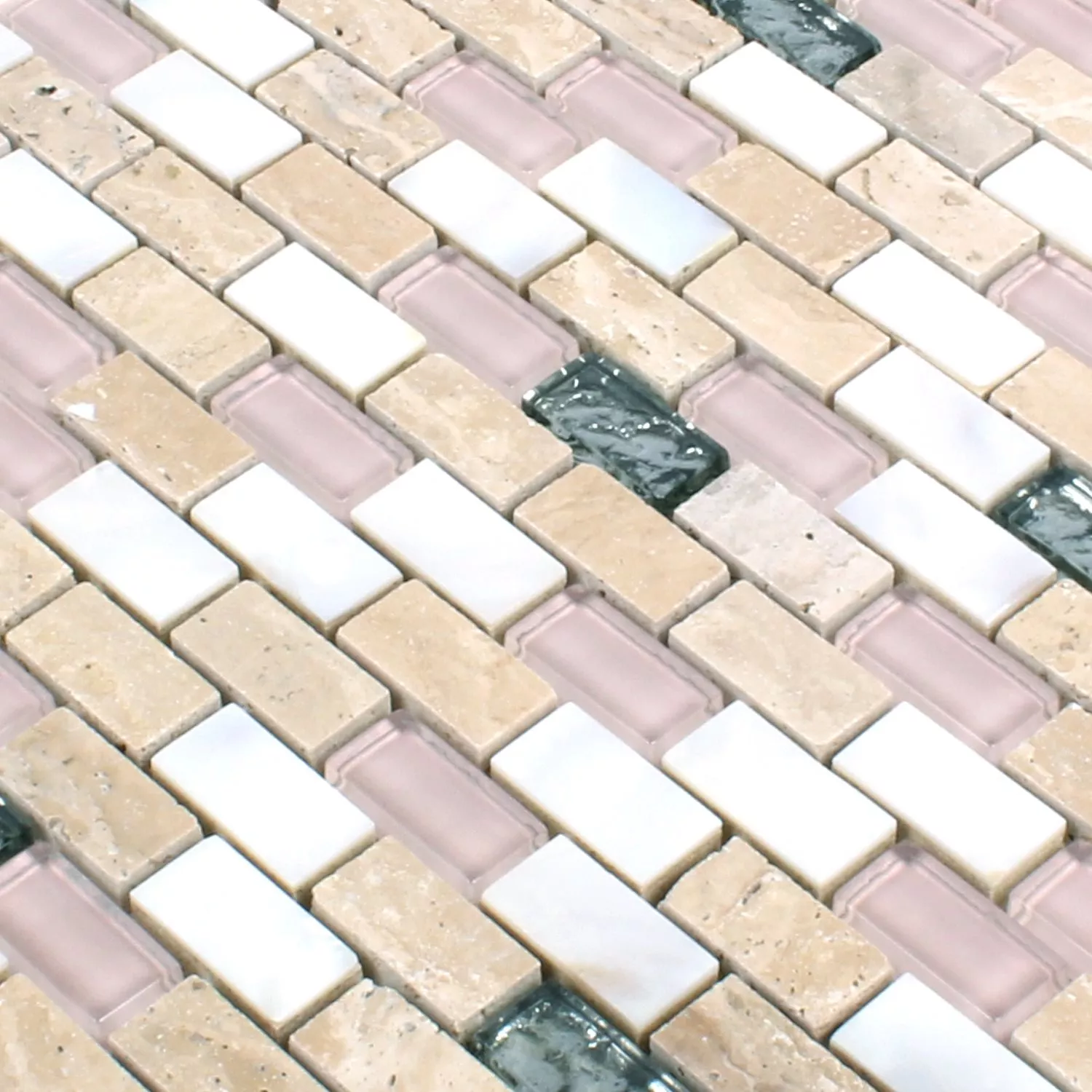 Mosaic Tiles Saltanat Beige Rosa