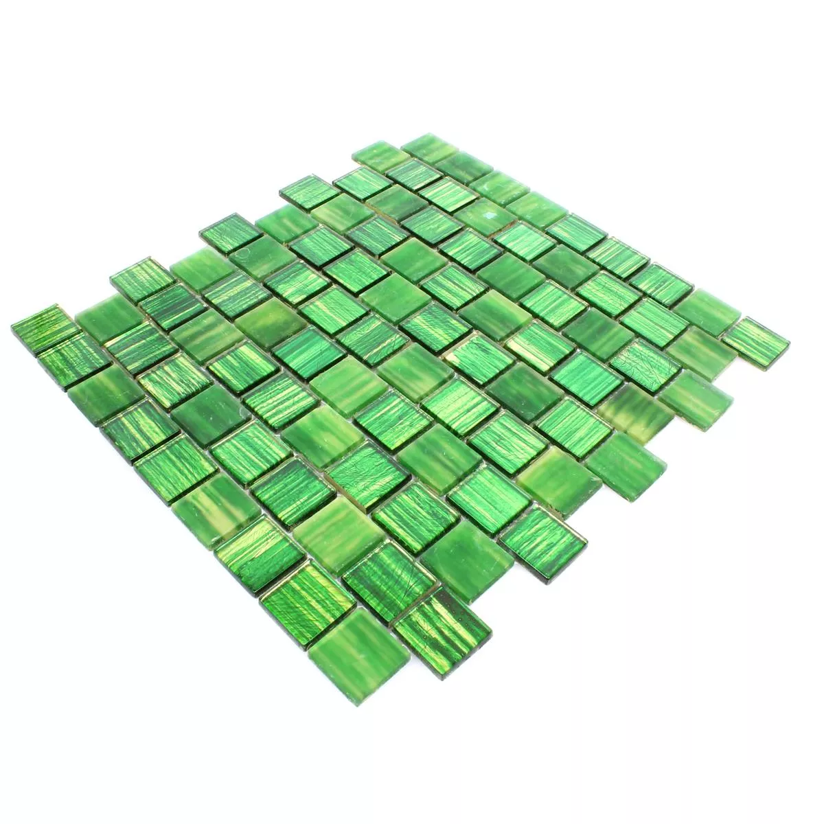 Glass Mosaic Lanzarote Green Slim