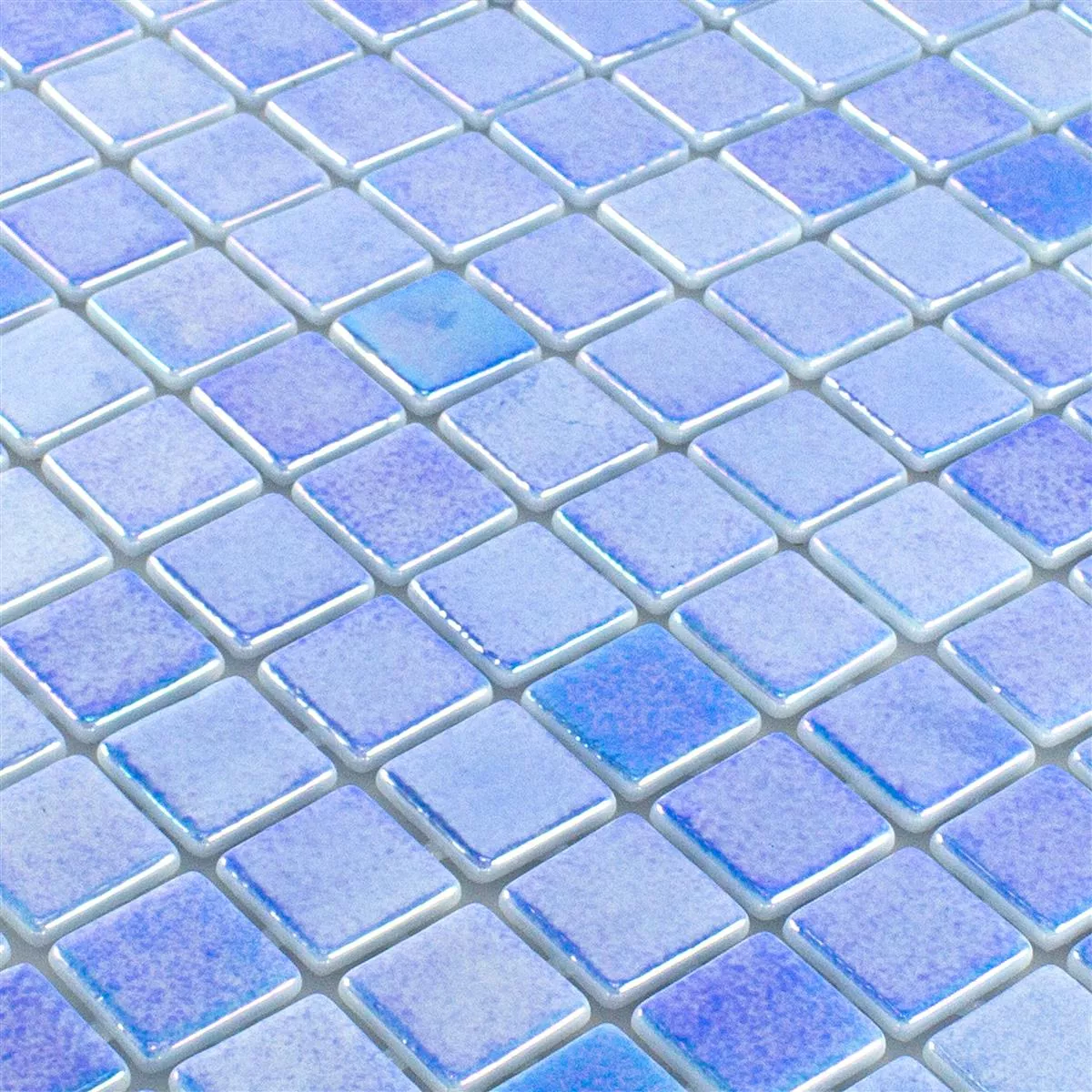 Sample Glass Swimming Pool Mosaic McNeal Blue 25