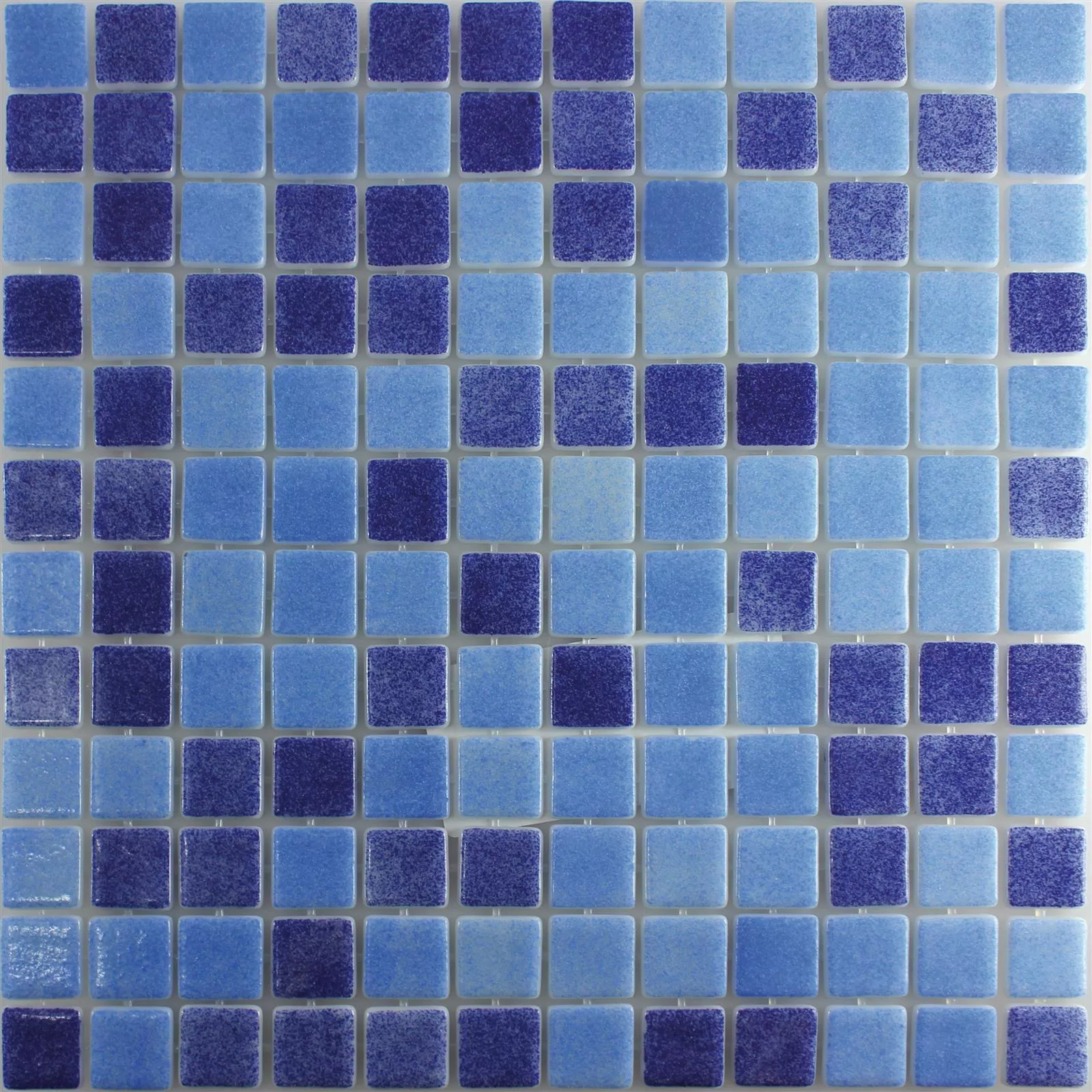 Glass Swimming Pool Mosaic Lagune R11C Blue Mix