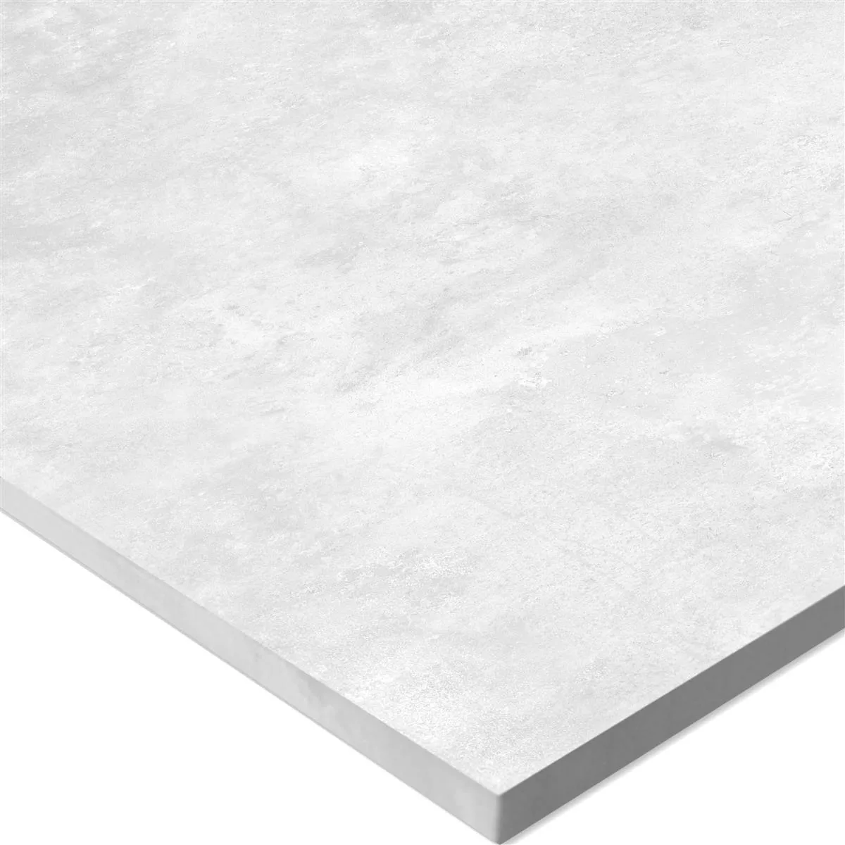Floor Tiles Illusion Metal Optic Lappato White 120x120cm
