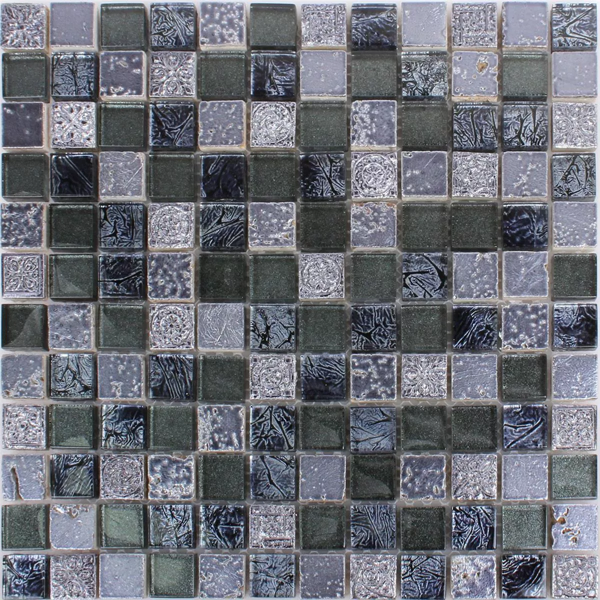 Mosaic Tiles Glass Natural Stone Maya