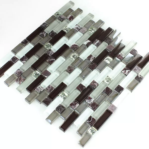 Sample Mosaic Tiles Glass Marble Purple Brown ix Format