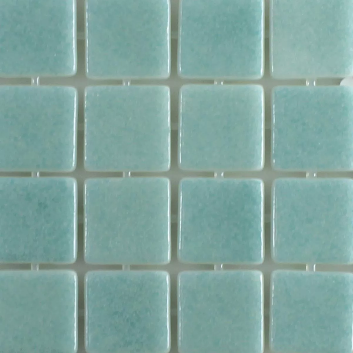 Sample Glass Swimming Pool Mosaic Antonio Cyan