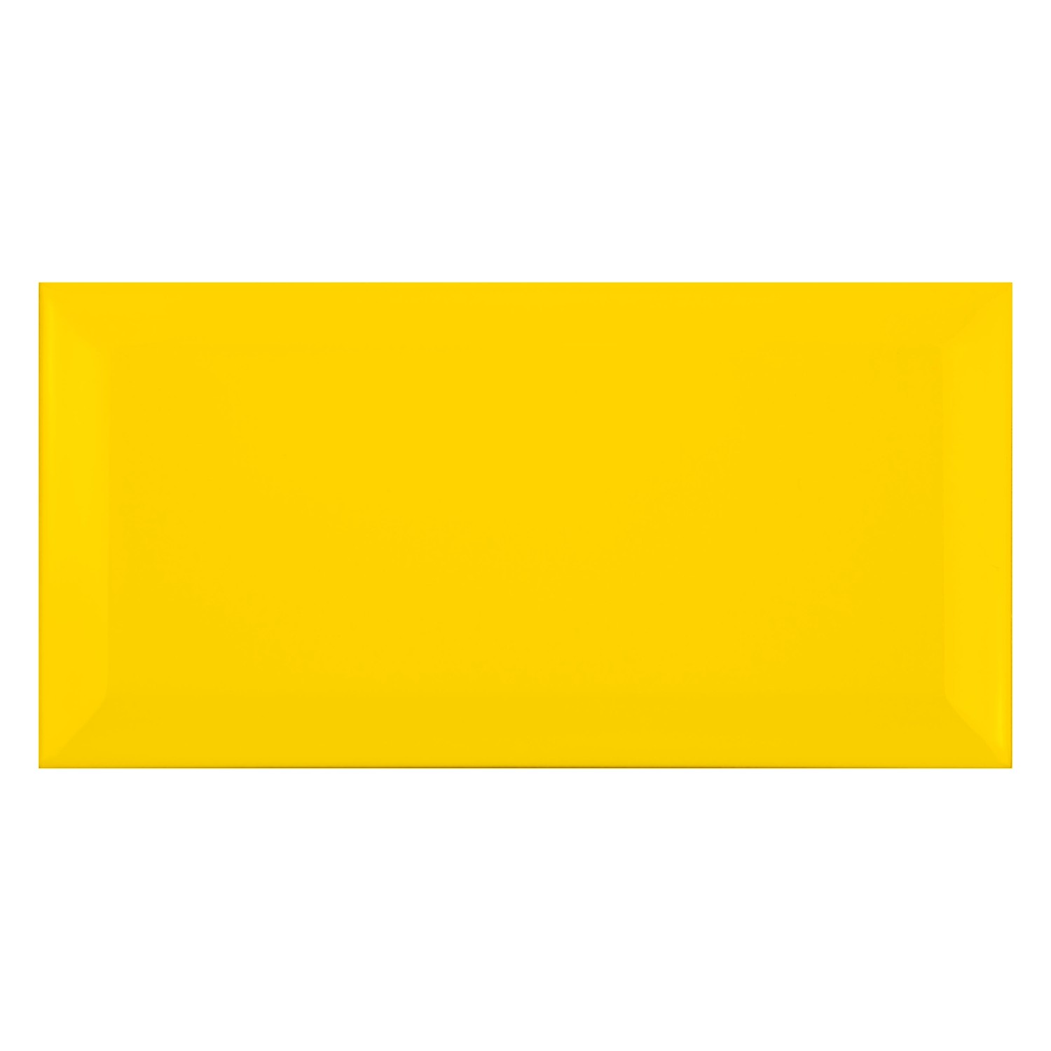 Metro tile Yellow Mat 10x20 cm Facet Jasper Sol