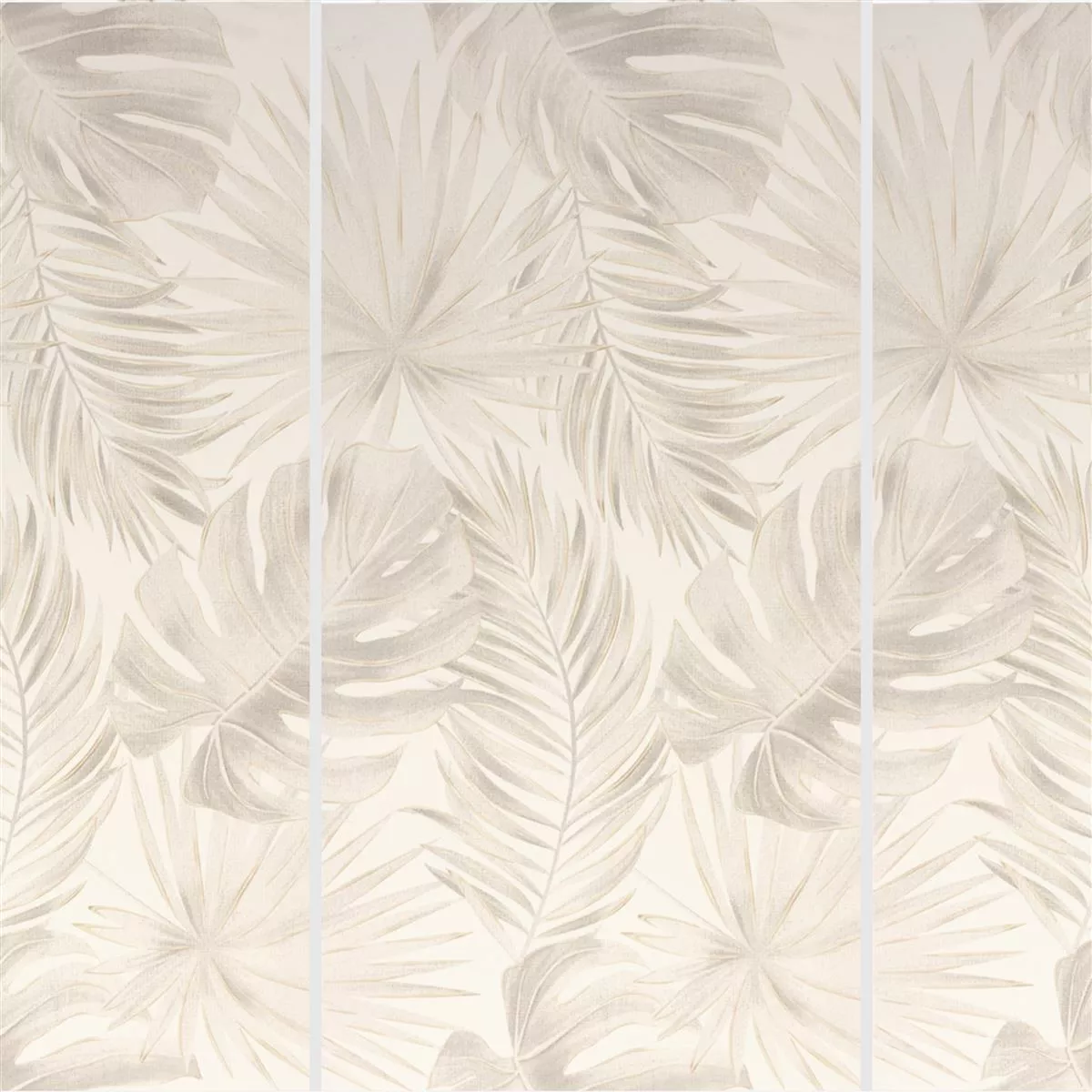 Wall Tiles Maldives Floral 30x60cm Ivory