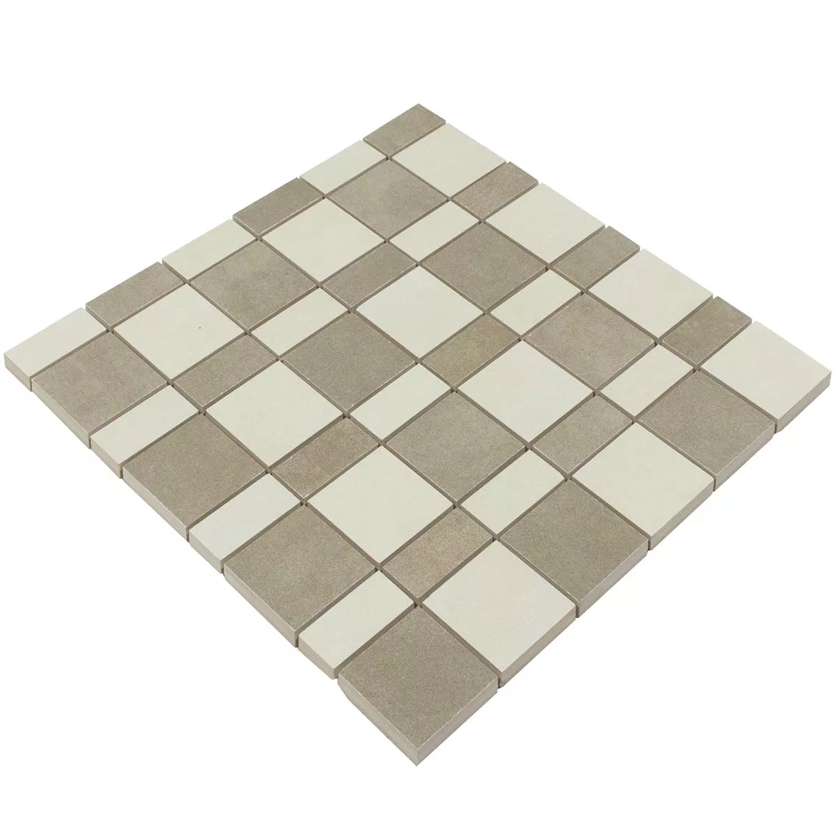 Sample Ceramic Mosaic Tile Kanorado Beige Mix