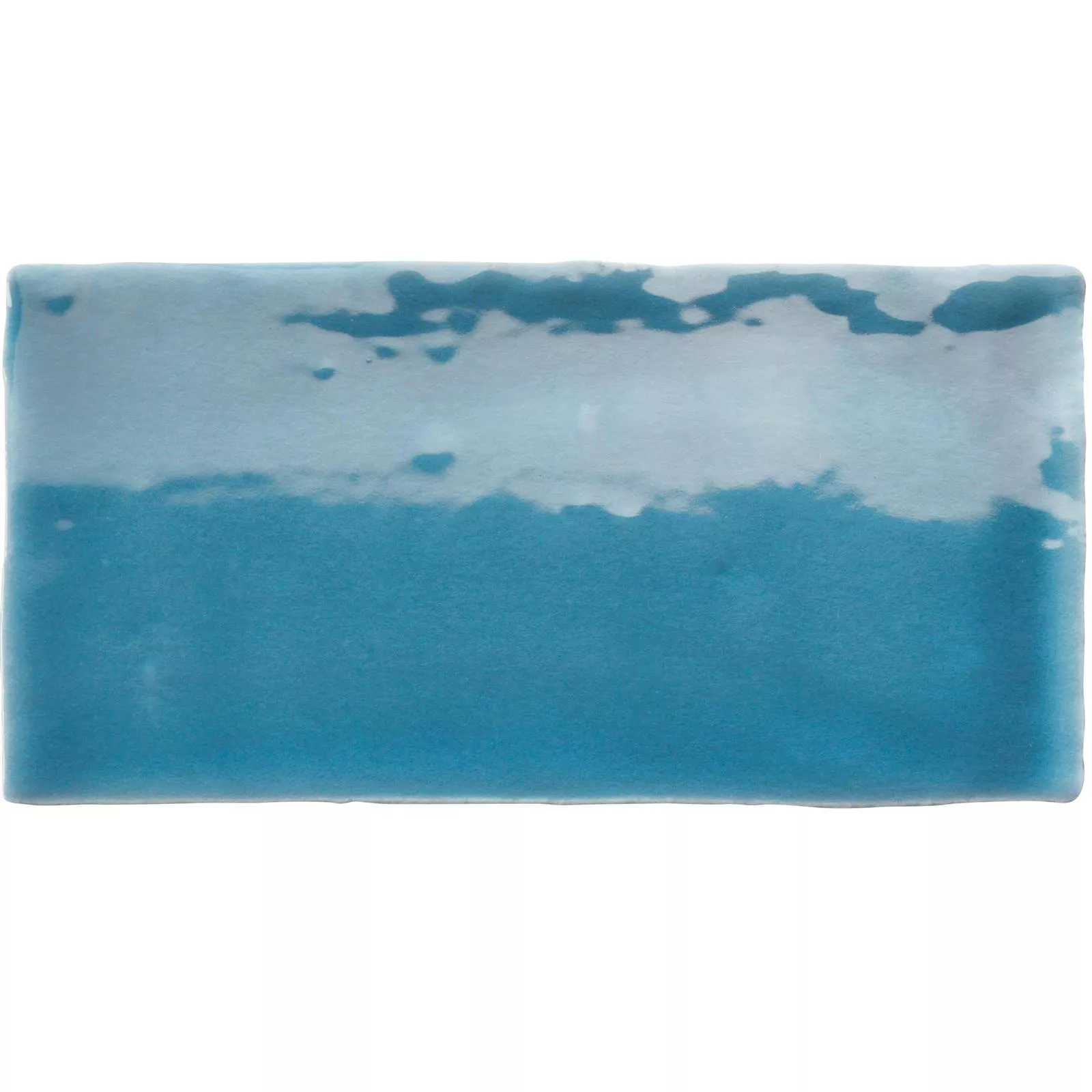 Sample Wall Tile Algier Hand Made 7,5x15cm Sea Blue