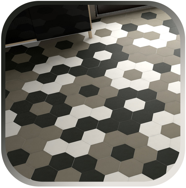 Floor Tiles Hexagon