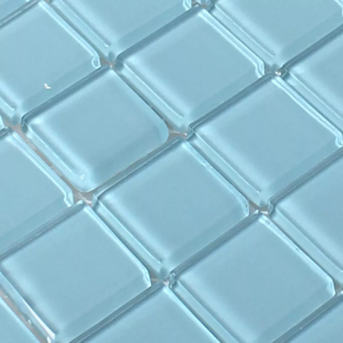 Sample Glass Mosaic Tiles Florida Light Blue
