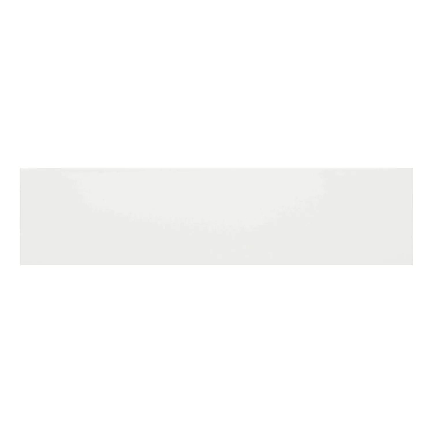 Metro tile Blanc Mat 7,5x30 cm Without Facet Swissland Blanco