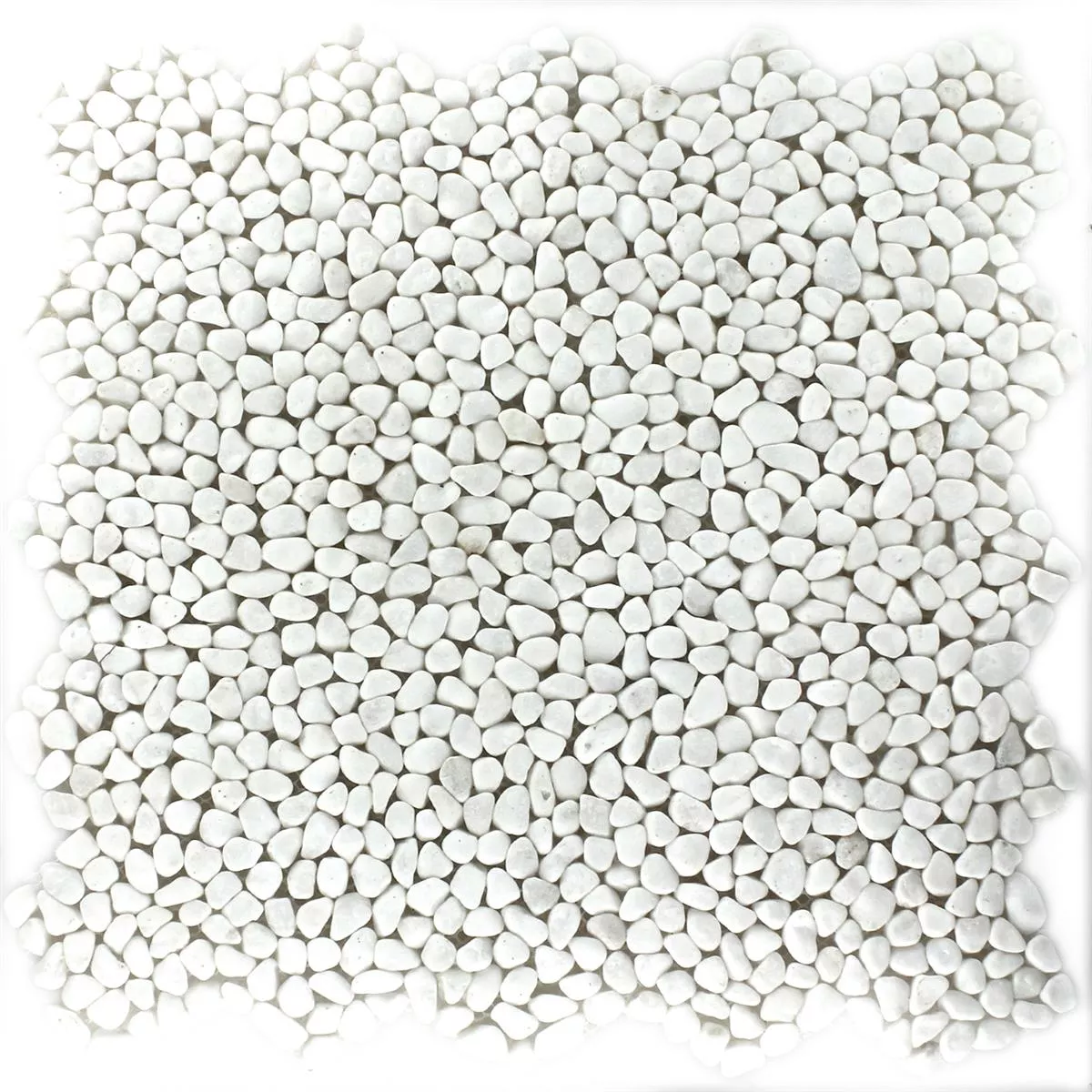 River Pebbles Micro Mosaic White River Pebbles Micro Mosaic White