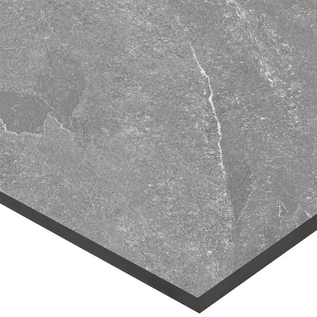 Floor Tiles Memphis Stone Optic R10/B Anthracite 30x60cm