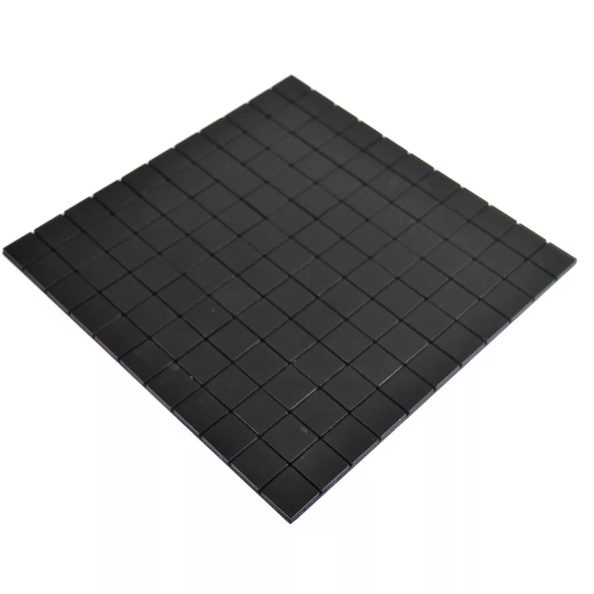 Sample Metal Mosaic Tiles Wygon Self Adhesive Black 