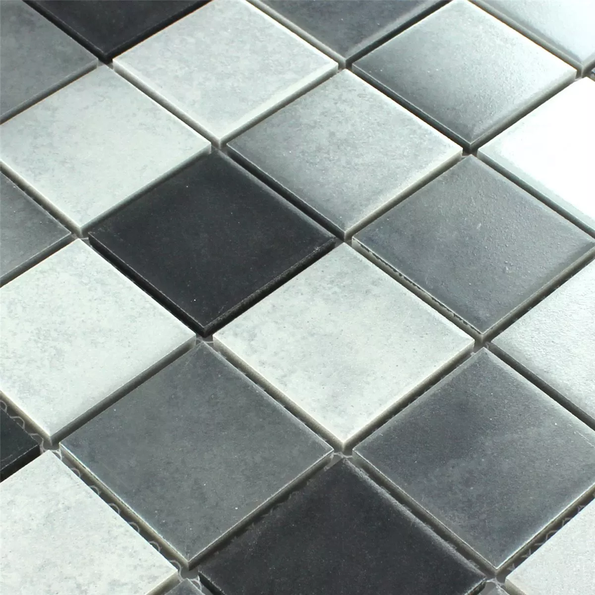 Mosaic Tiles Ceramic Non Slip Grey Mix