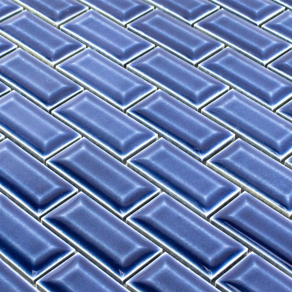 Ceramic Mosaic Tiles Organica Metro Blue