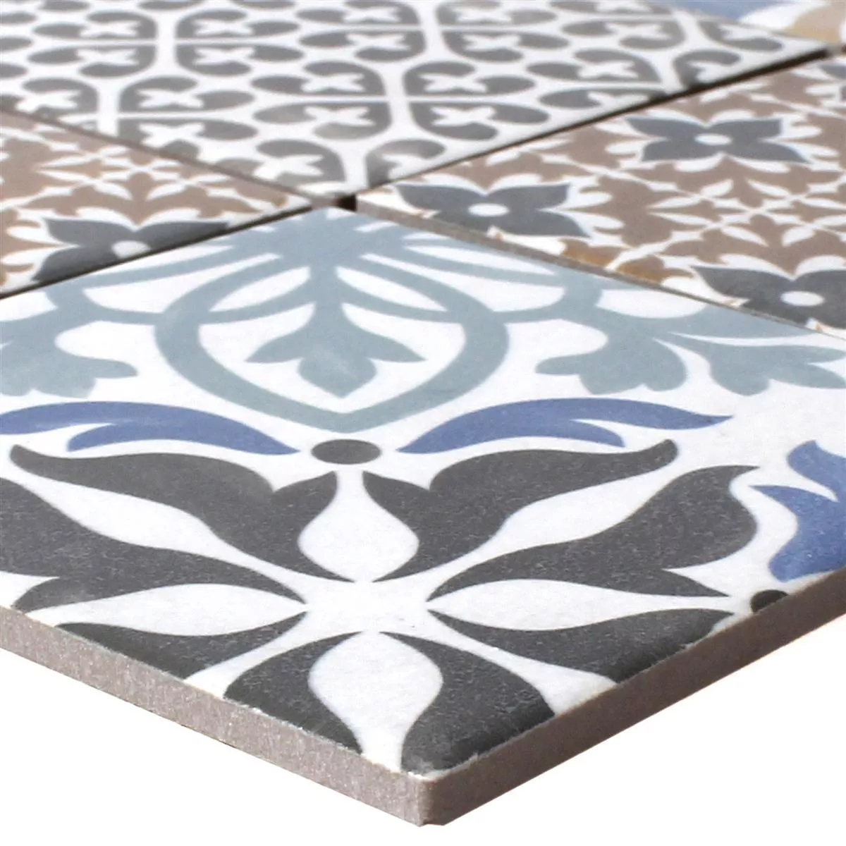 Mosaic Tiles Ceramic Campeche Cement Optic