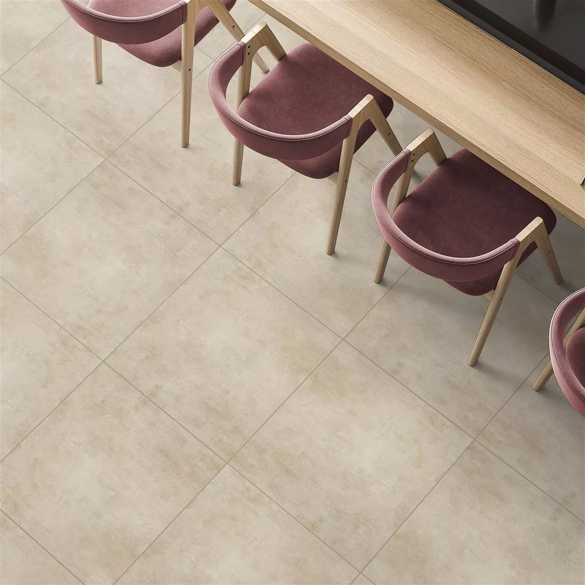 Floor Tiles Assos Beton Optic R10/B Dark Beige 60x60cm