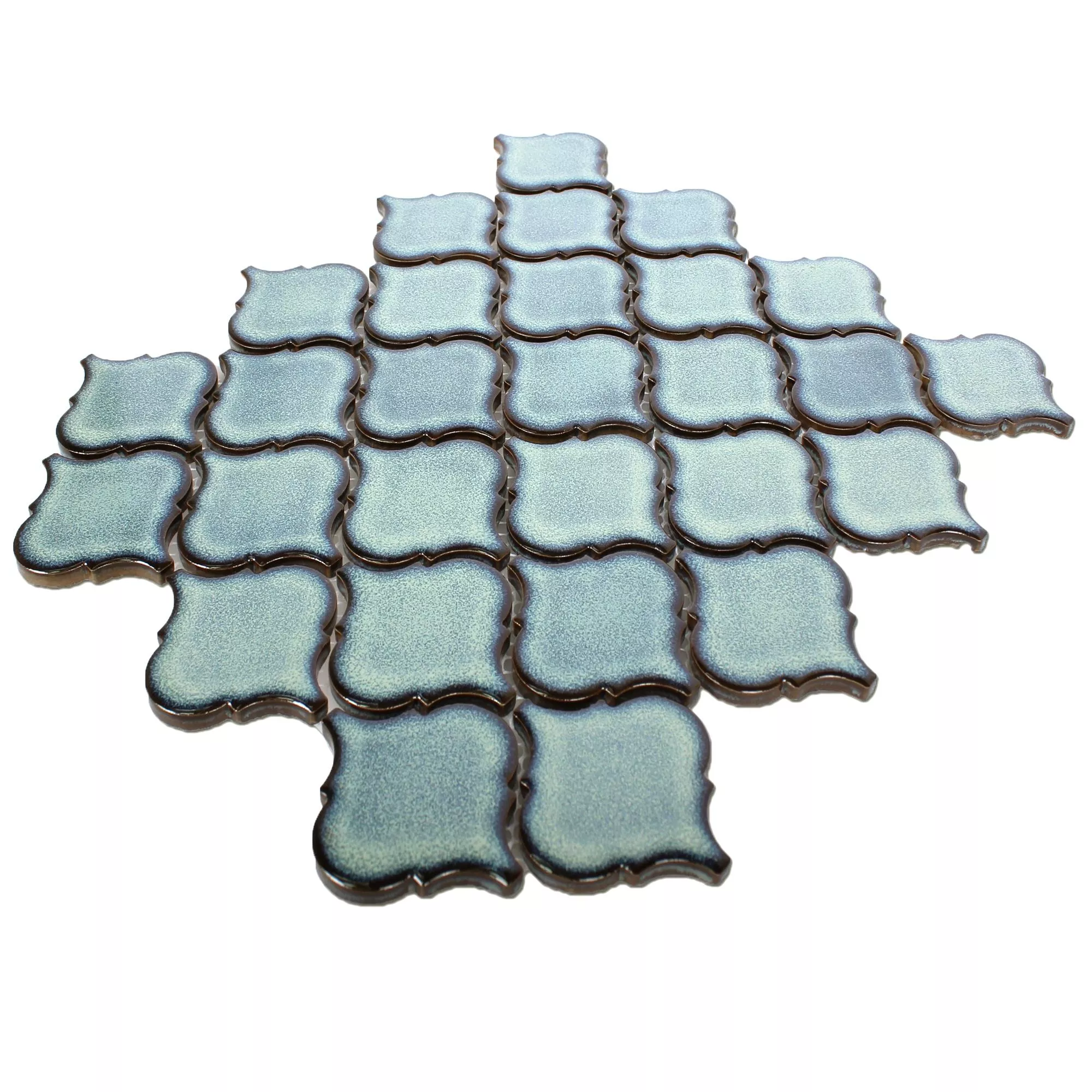 Sample Ceramic Mosaic Tiles Trier Florentiner Blue