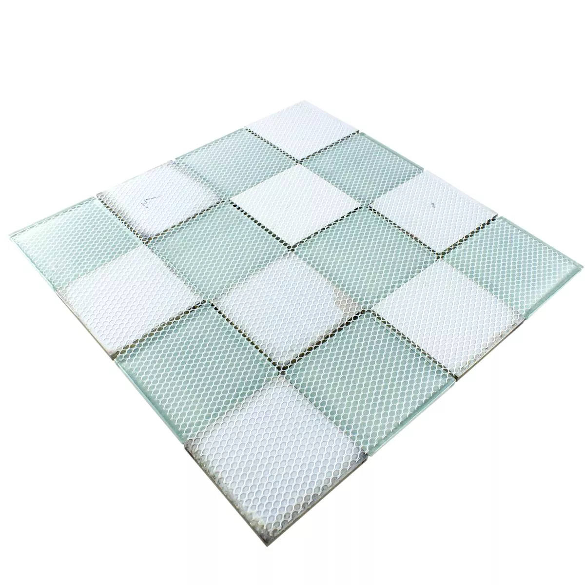 Glass Mosaic Tiles Cement Optic Granada Beige