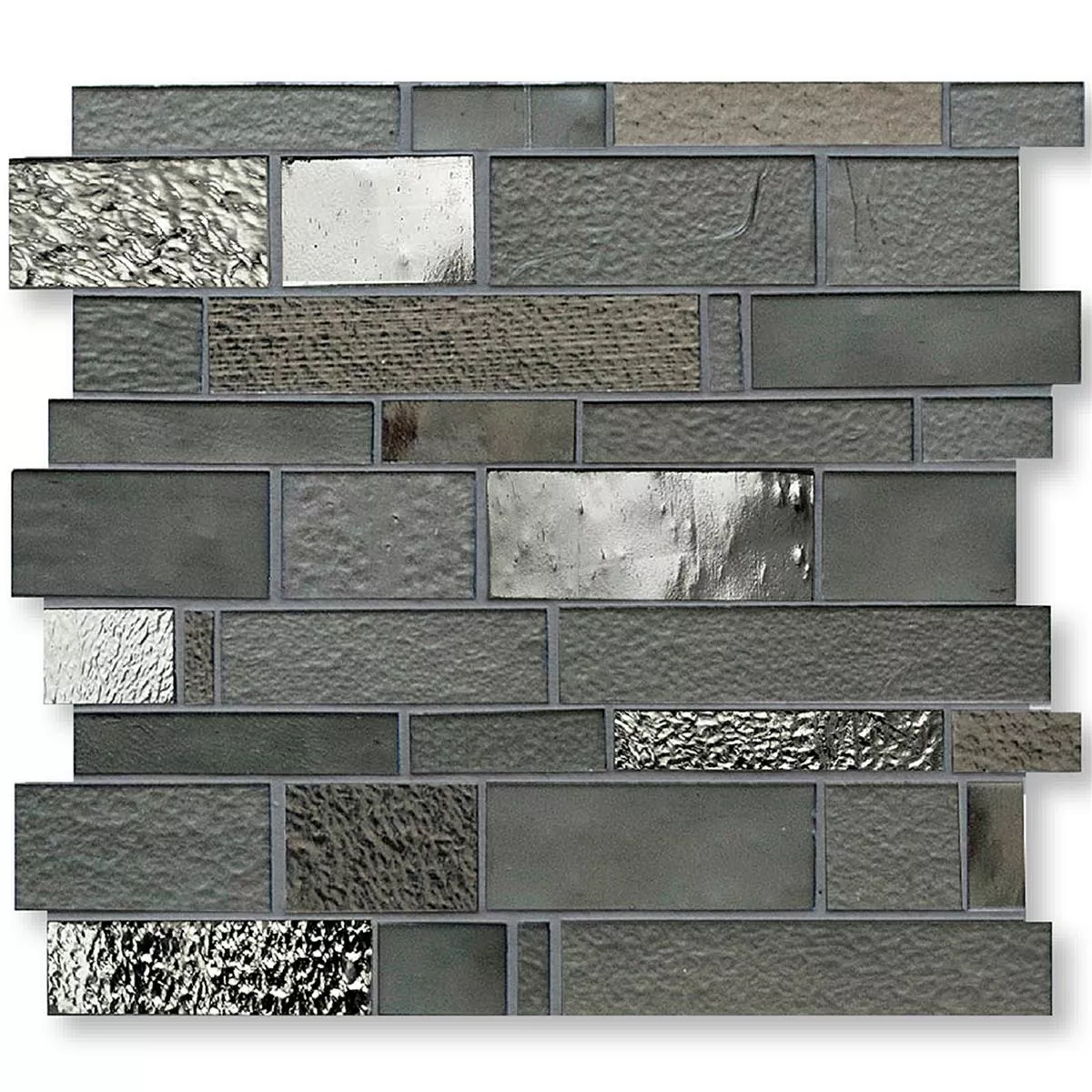 Glasmosaik Fliesen Trend-Vi Metropolis Onyx