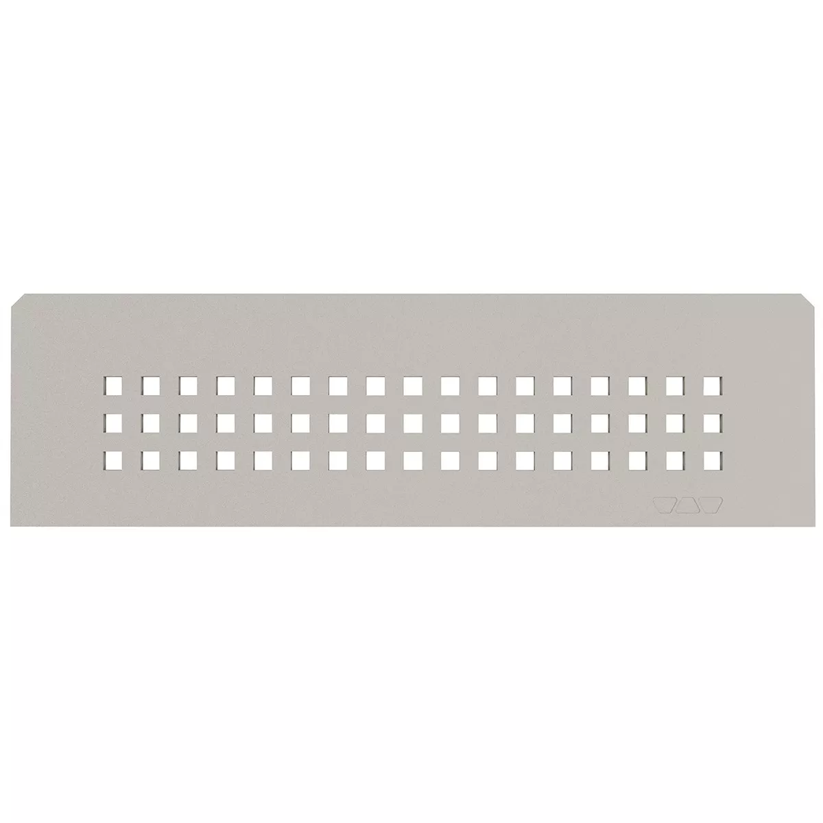 Niche wall shelf Schlüter rectangular 30x8.7cm Square Beige
