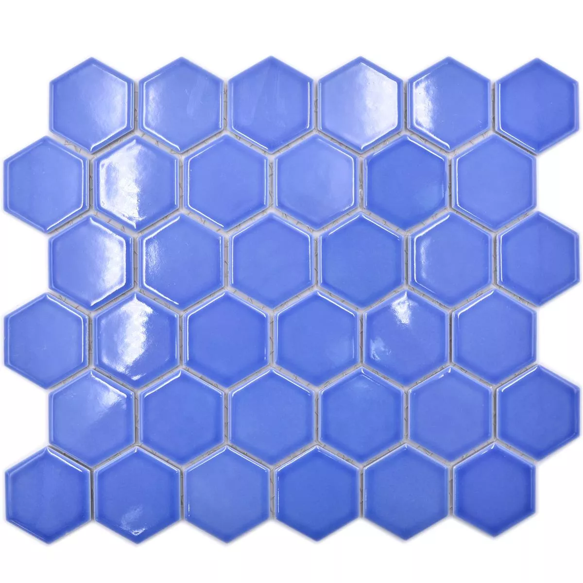 Ceramic Mosaic Salomon Hexagon Light Blue H51