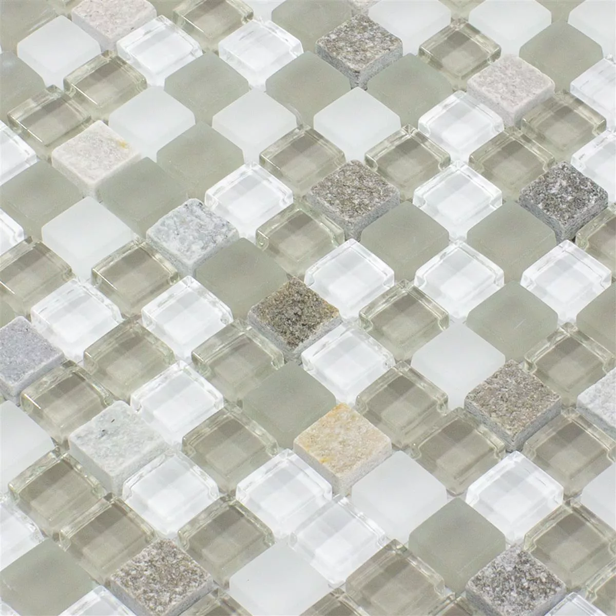 Glass Mosaic Tiles Delicias Glass Natural Stone Mix