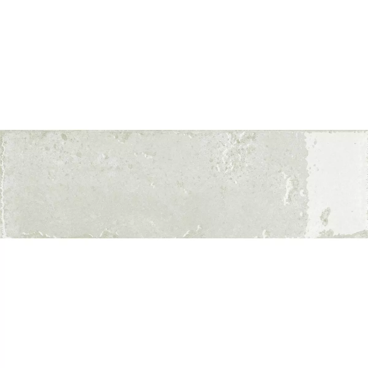 Sample Wall Tiles Lara Glossy Waved 10x30cm Blanc