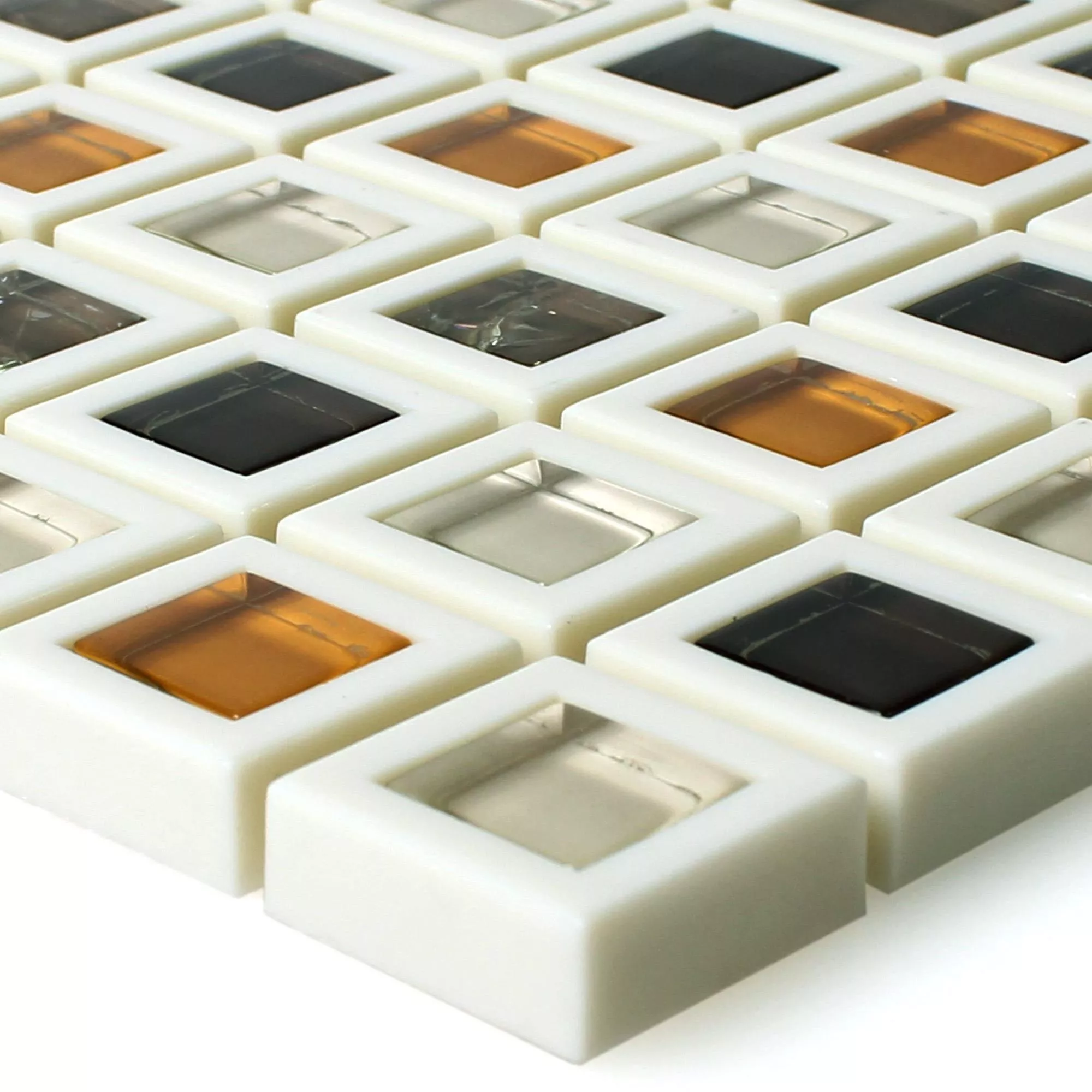 Glass Plastic Mosaic Anatolia Brown Glass Plastic Mosaic Anatolia Brown