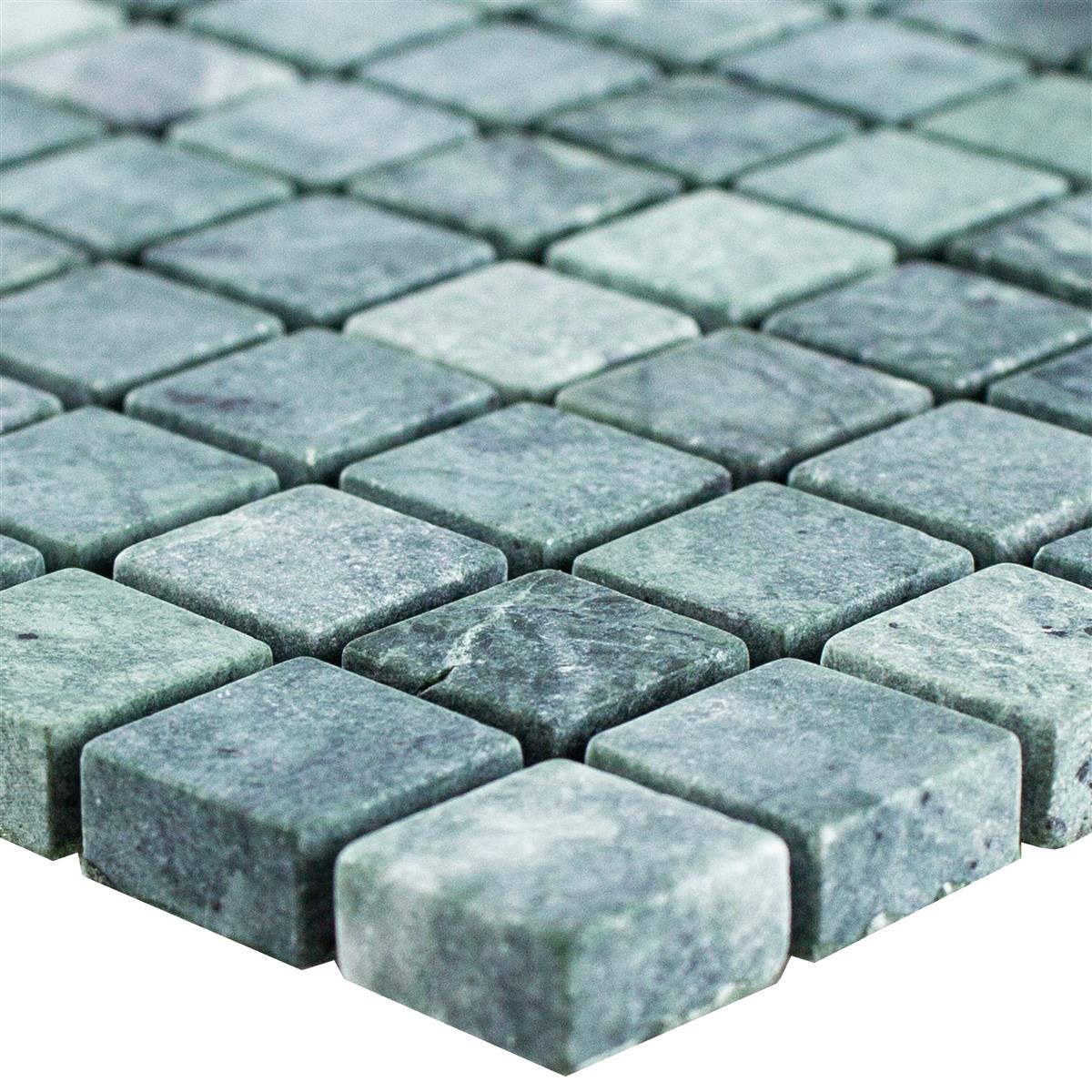 Sample Marble Natural Stone Mosaic Tiles Morbihan Verde 15 Tile