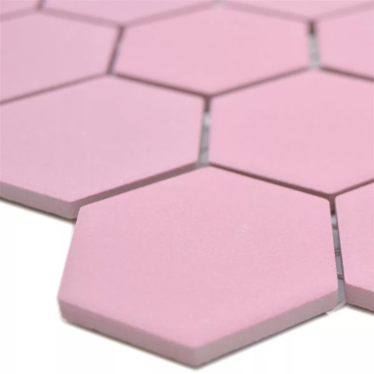 Ceramic Mosaic Bismarck R10B Hexagon Pink H51 Ceramic Mosaic Bismarck R10B Hexagon Pink H51
