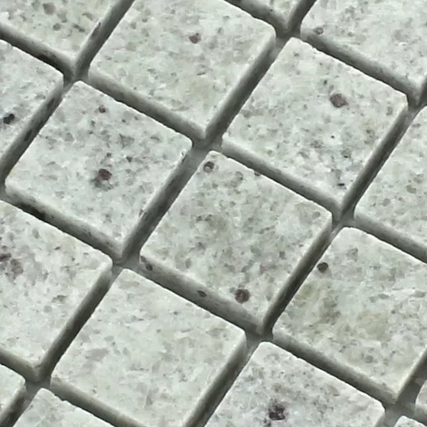 Mosaic Tiles Granit 23x23x8mm Grey White