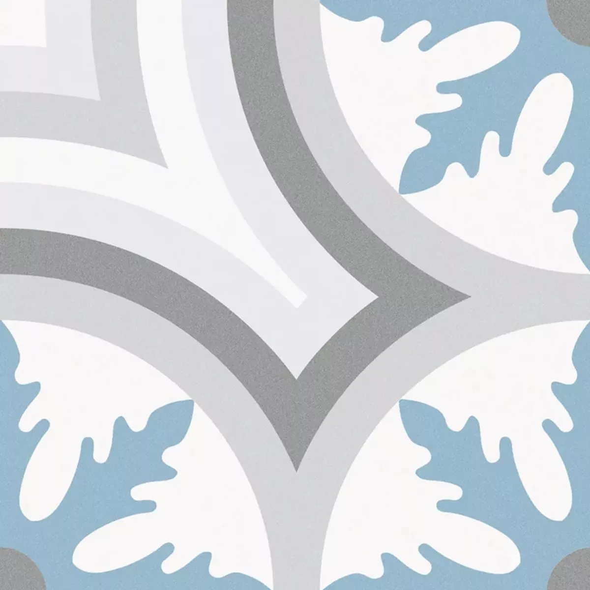 Floor Tiles Cement Optic Atlantica Nomad Blue Blanc Grey