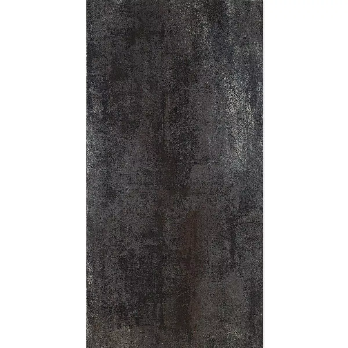 Floor Tiles Metal Optic Effect Silver 30x60cm