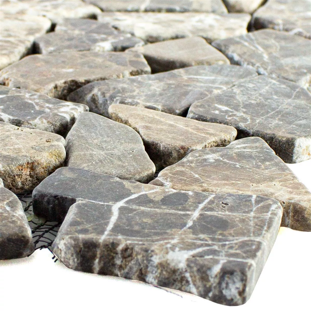 Marble Broken Natural Stone Tiles Poseidon Castanao Marble Broken Natural Stone Tiles Poseidon Castanao