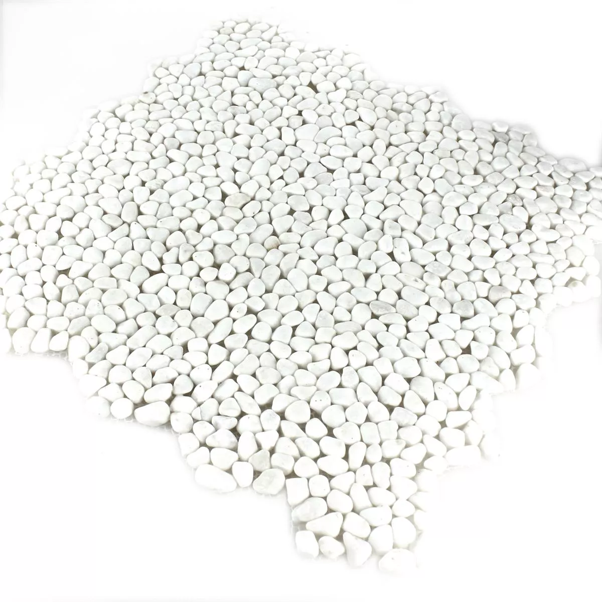 River Pebbles Micro Mosaic White